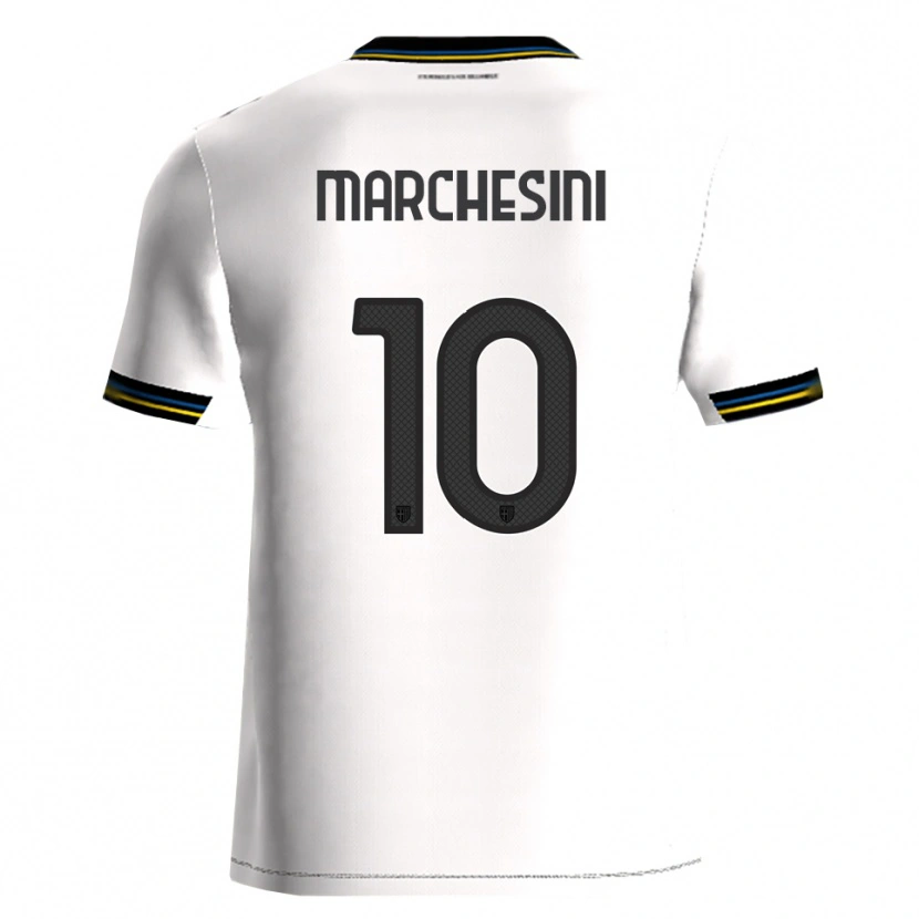 Danxen Hombre Camiseta Cosimo Marchesini #10 Blanco Negro 1ª Equipación 2025/26 La Camisa