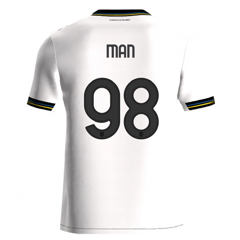 Danxen Hombre Camiseta Dennis Man #98 Blanco Negro 1ª Equipación 2025/26 La Camisa
