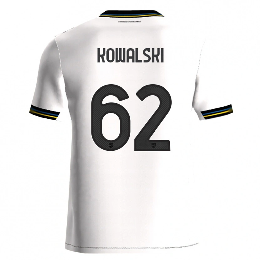 Danxen Hombre Camiseta Mateusz Kowalski #62 Blanco Negro 1ª Equipación 2025/26 La Camisa
