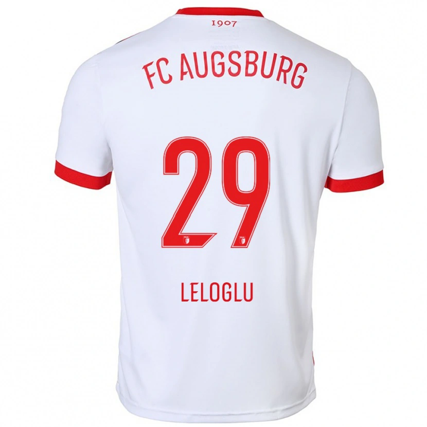 Danxen Hombre Camiseta Aras Leloglu #29 Blanco Rojo 1ª Equipación 2025/26 La Camisa