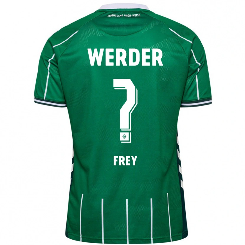 Danxen Hombre Camiseta Elias Frey #0 Verde Blanco 1ª Equipación 2025/26 La Camisa