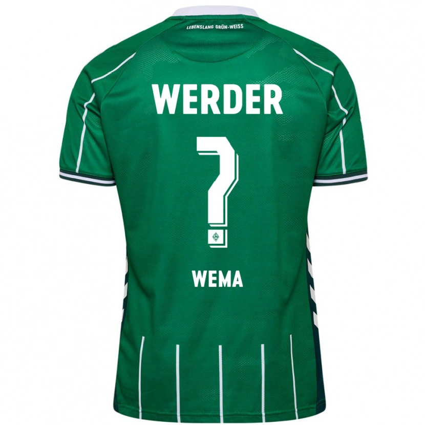 Danxen Hombre Camiseta Aize Wema #0 Verde Blanco 1ª Equipación 2025/26 La Camisa