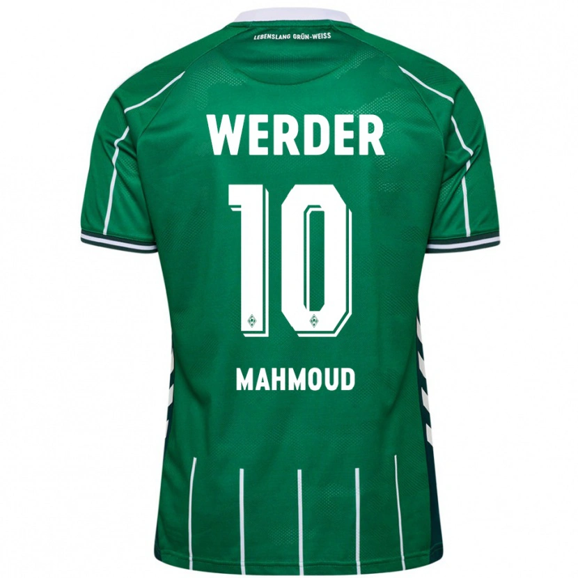 Danxen Hombre Camiseta Tuana Mahmoud #10 Verde Blanco 1ª Equipación 2025/26 La Camisa
