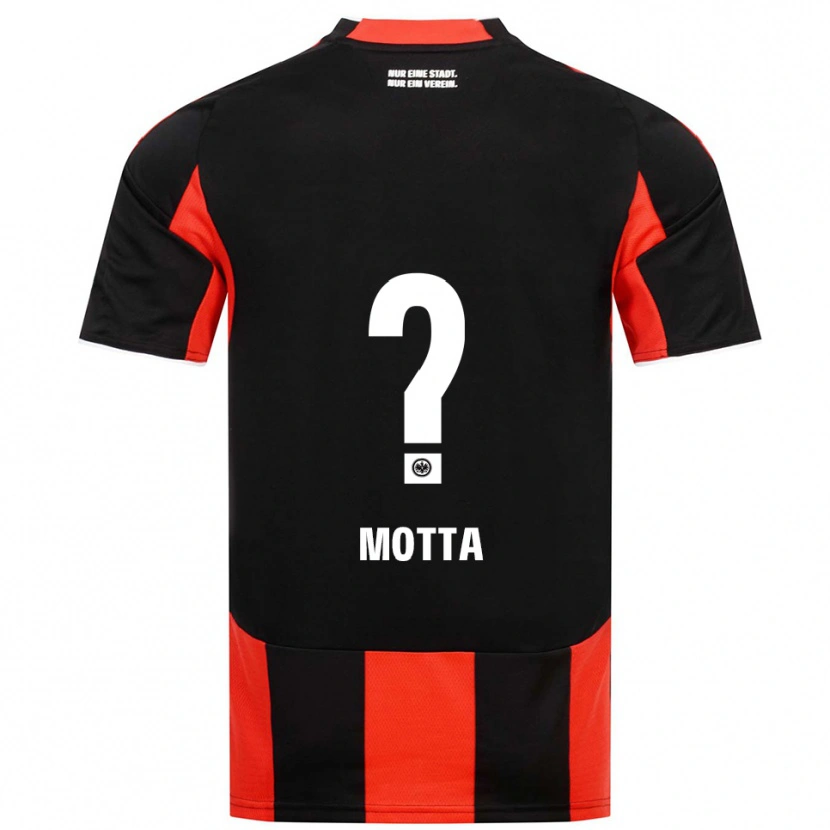Danxen Hombre Camiseta Noel Motta #0 Negro Rojo 1ª Equipación 2025/26 La Camisa