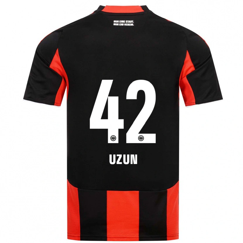 Danxen Hombre Camiseta Can Uzun #42 Negro Rojo 1ª Equipación 2025/26 La Camisa