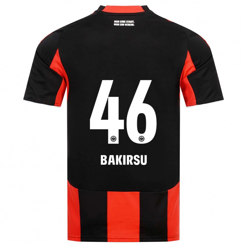Danxen Hombre Camiseta Hüseyin Bakirsu #46 Negro Rojo 1ª Equipación 2025/26 La Camisa