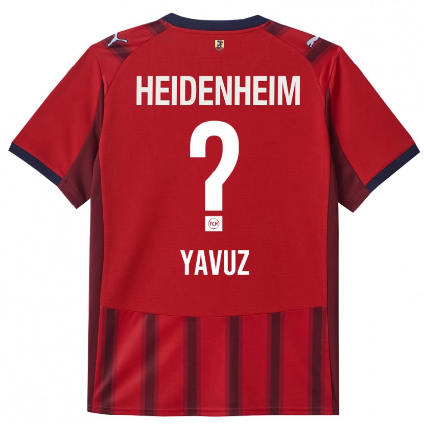Danxen Hombre Camiseta Abdullah Yavuz #0 Rojo Marino 1ª Equipación 2025/26 La Camisa