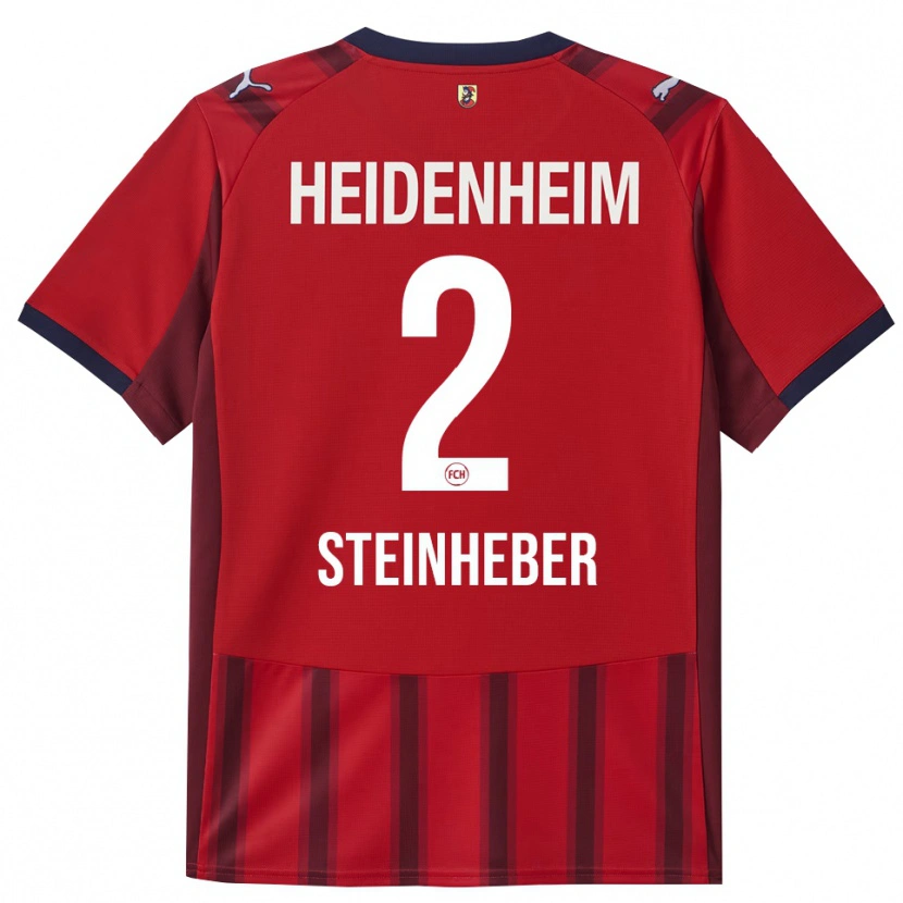 Danxen Hombre Camiseta Leni Steinheber #2 Rojo Marino 1ª Equipación 2025/26 La Camisa