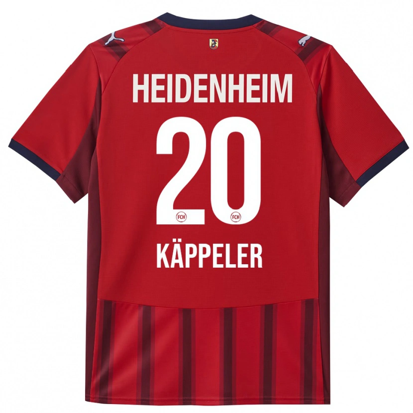 Danxen Hombre Camiseta Lina Käppeler #20 Rojo Marino 1ª Equipación 2025/26 La Camisa
