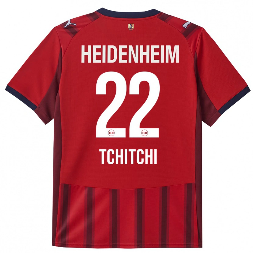 Danxen Hombre Camiseta Dahrel Tchitchi #22 Rojo Marino 1ª Equipación 2025/26 La Camisa
