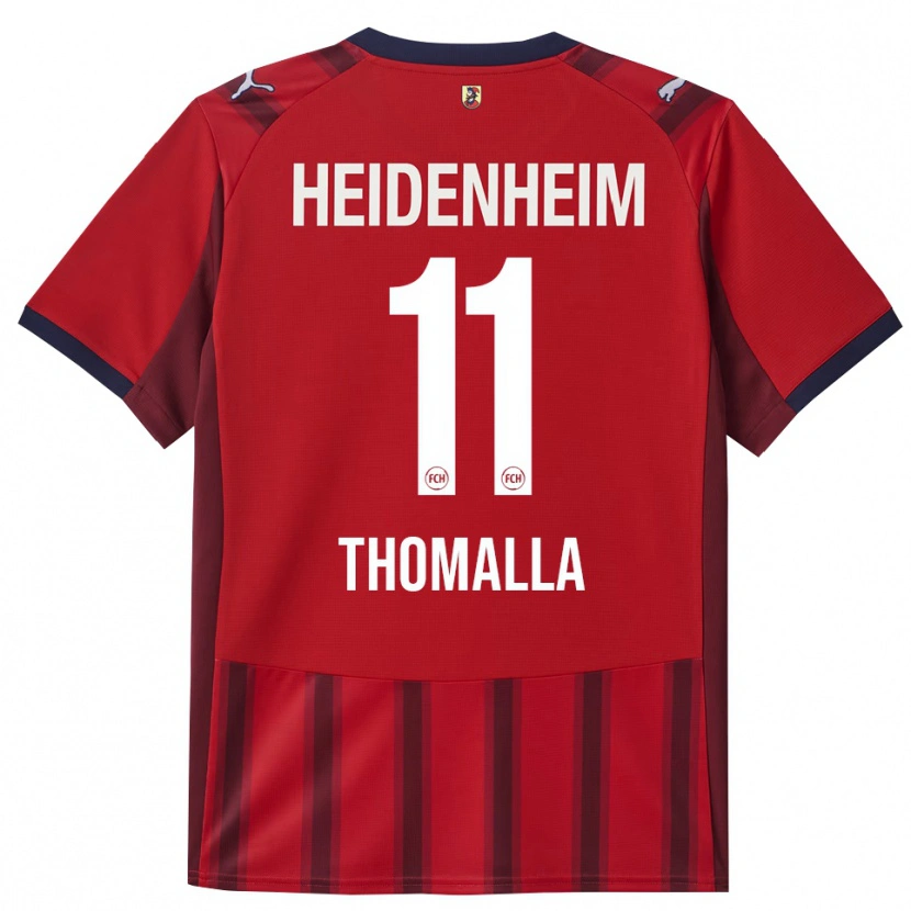 Danxen Hombre Camiseta Denis Thomalla #11 Rojo Marino 1ª Equipación 2025/26 La Camisa