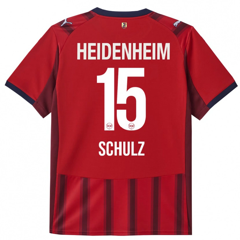 Danxen Hombre Camiseta Dana Schulz #15 Rojo Marino 1ª Equipación 2025/26 La Camisa