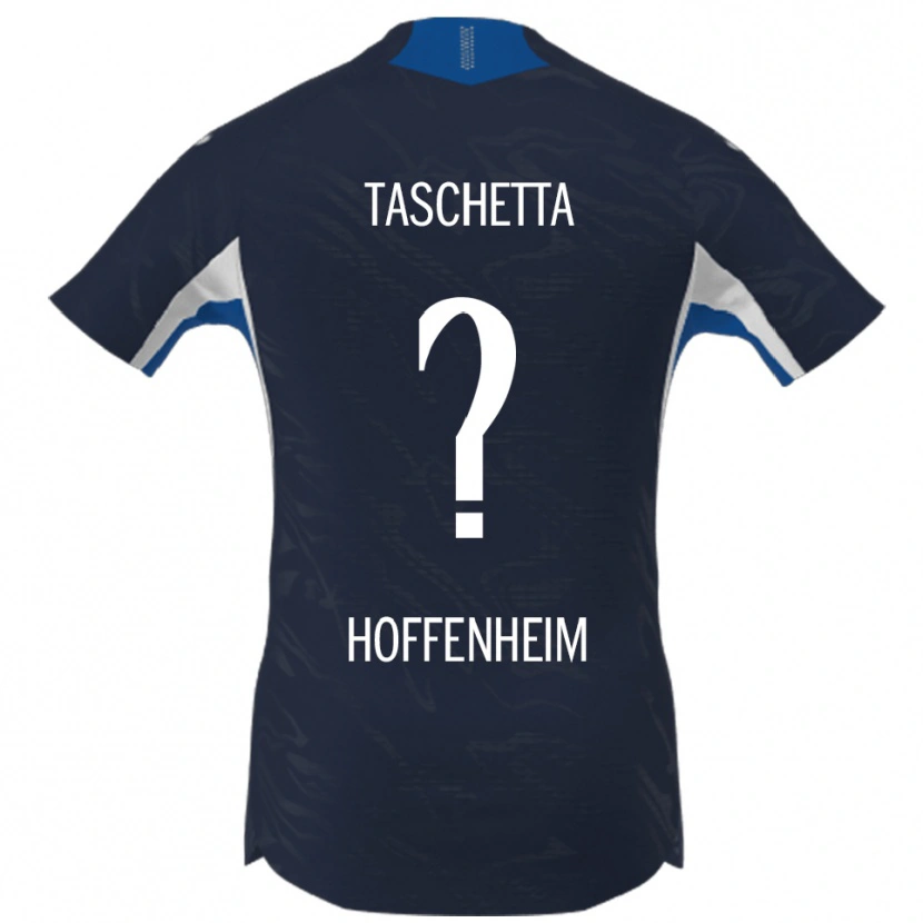 Danxen Hombre Camiseta Vincenzo Taschetta #0 Marino Blanco 1ª Equipación 2025/26 La Camisa