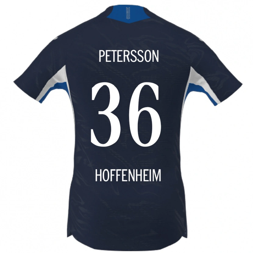 Danxen Hombre Camiseta Lúkas Petersson #36 Marino Blanco 1ª Equipación 2025/26 La Camisa