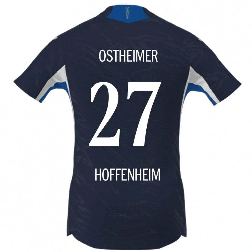 Danxen Hombre Camiseta Nevio Ostheimer #27 Marino Blanco 1ª Equipación 2025/26 La Camisa