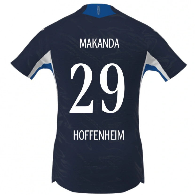 Danxen Hombre Camiseta Blessing Makanda #29 Marino Blanco 1ª Equipación 2025/26 La Camisa