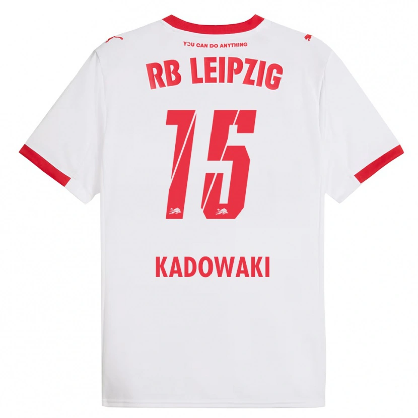 Danxen Hombre Camiseta Mai Kadowaki #15 Blanco Rojo 1ª Equipación 2025/26 La Camisa