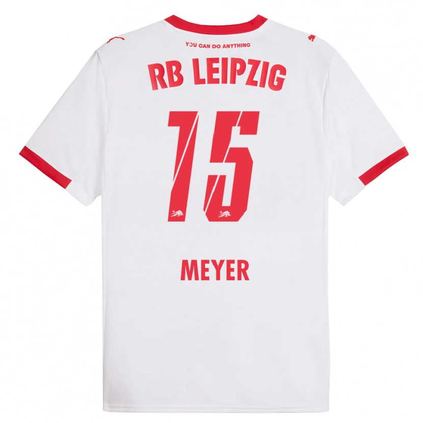 Danxen Hombre Camiseta Tim Meyer #15 Blanco Rojo 1ª Equipación 2025/26 La Camisa
