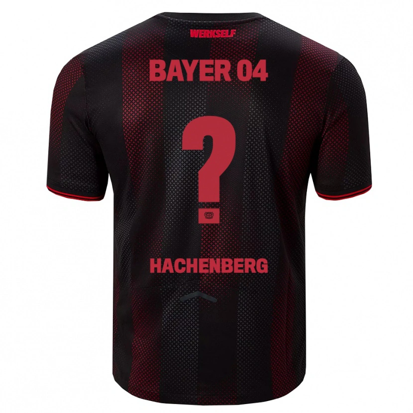 Danxen Hombre Camiseta Merlin Hachenberg #0 Negro Rojo 1ª Equipación 2025/26 La Camisa