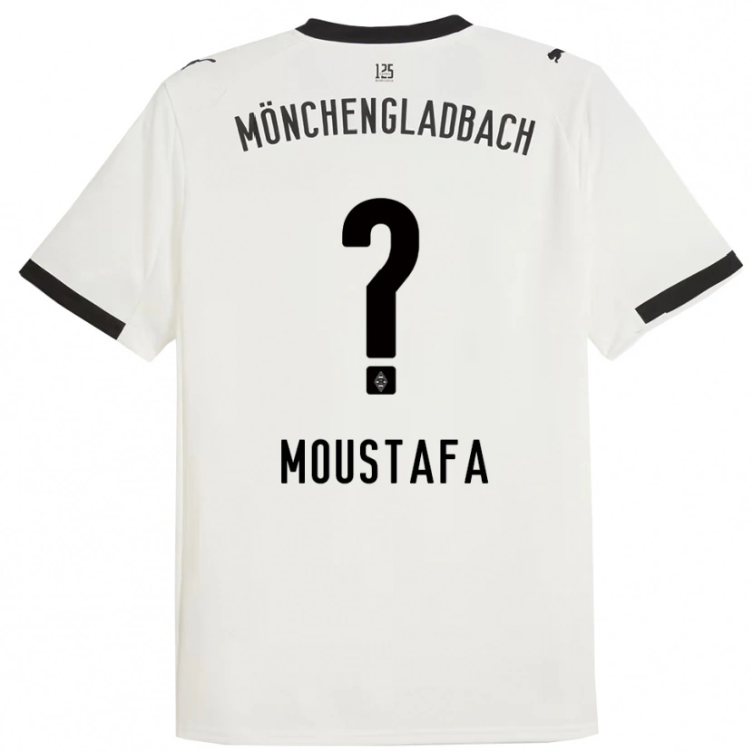 Danxen Hombre Camiseta Seif Ashraf Moustafa #0 Blanco Negro 1ª Equipación 2025/26 La Camisa