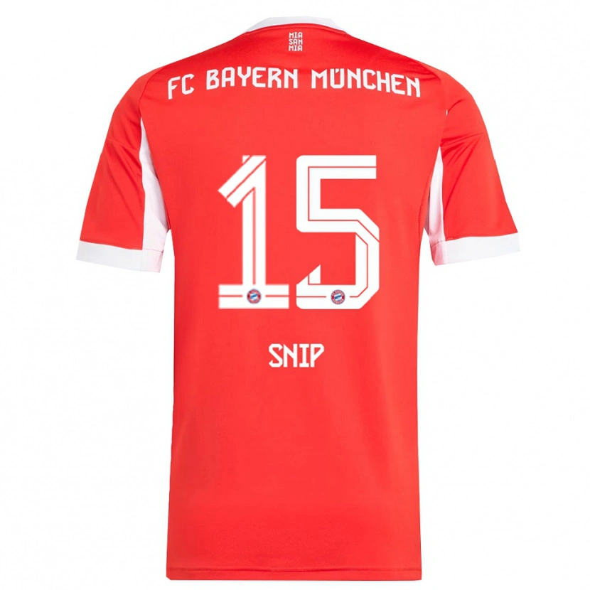 Danxen Hombre Camiseta Roy Snip #15 Rojo Blanco 1ª Equipación 2025/26 La Camisa