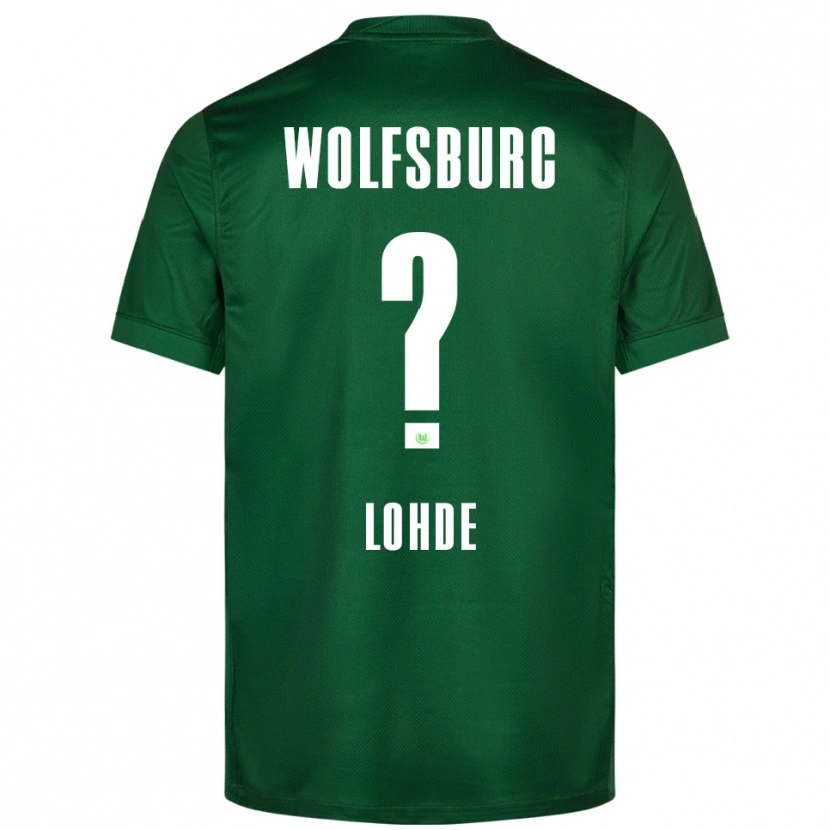 Danxen Hombre Camiseta Sven Lohde #0 Verde Blanco 1ª Equipación 2025/26 La Camisa
