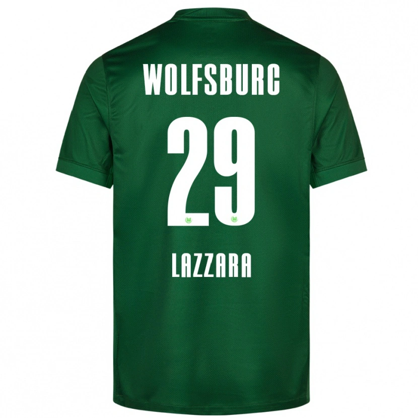 Danxen Hombre Camiseta Luan Lazzara #29 Verde Blanco 1ª Equipación 2025/26 La Camisa
