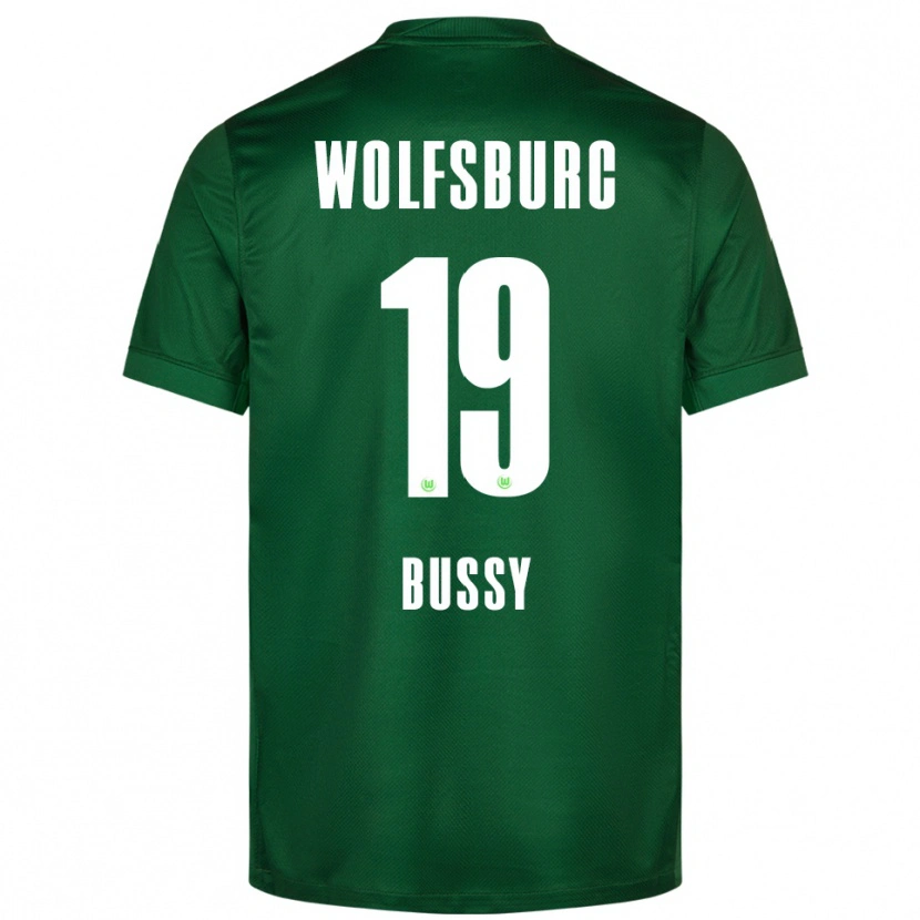 Danxen Hombre Camiseta Kessya Bussy #19 Verde Blanco 1ª Equipación 2025/26 La Camisa