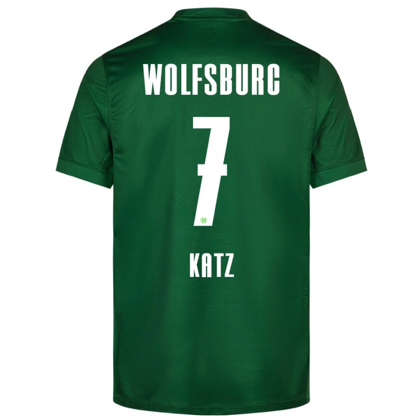 Danxen Hombre Camiseta Bruno Katz #7 Verde Blanco 1ª Equipación 2025/26 La Camisa