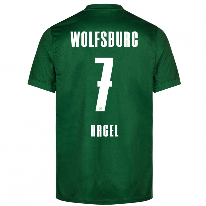 Danxen Hombre Camiseta Chantal Hagel #7 Verde Blanco 1ª Equipación 2025/26 La Camisa