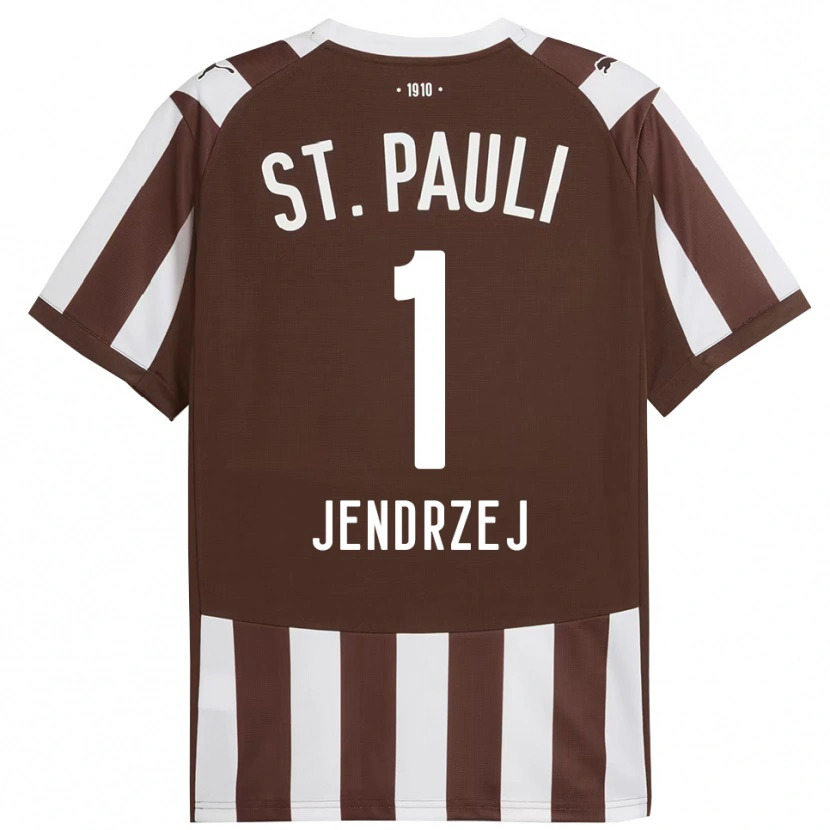Danxen Hombre Camiseta Kevin Jendrzej #1 Café Blanco 1ª Equipación 2025/26 La Camisa