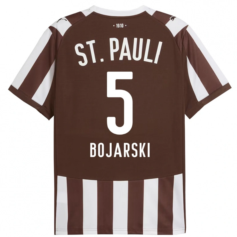 Danxen Hombre Camiseta Tetje Bojarski #5 Café Blanco 1ª Equipación 2025/26 La Camisa