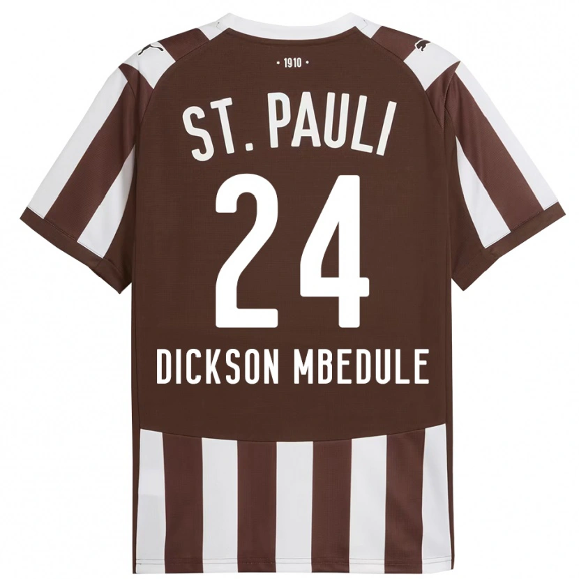 Danxen Hombre Camiseta Amani Dickson Mbedule #24 Café Blanco 1ª Equipación 2025/26 La Camisa