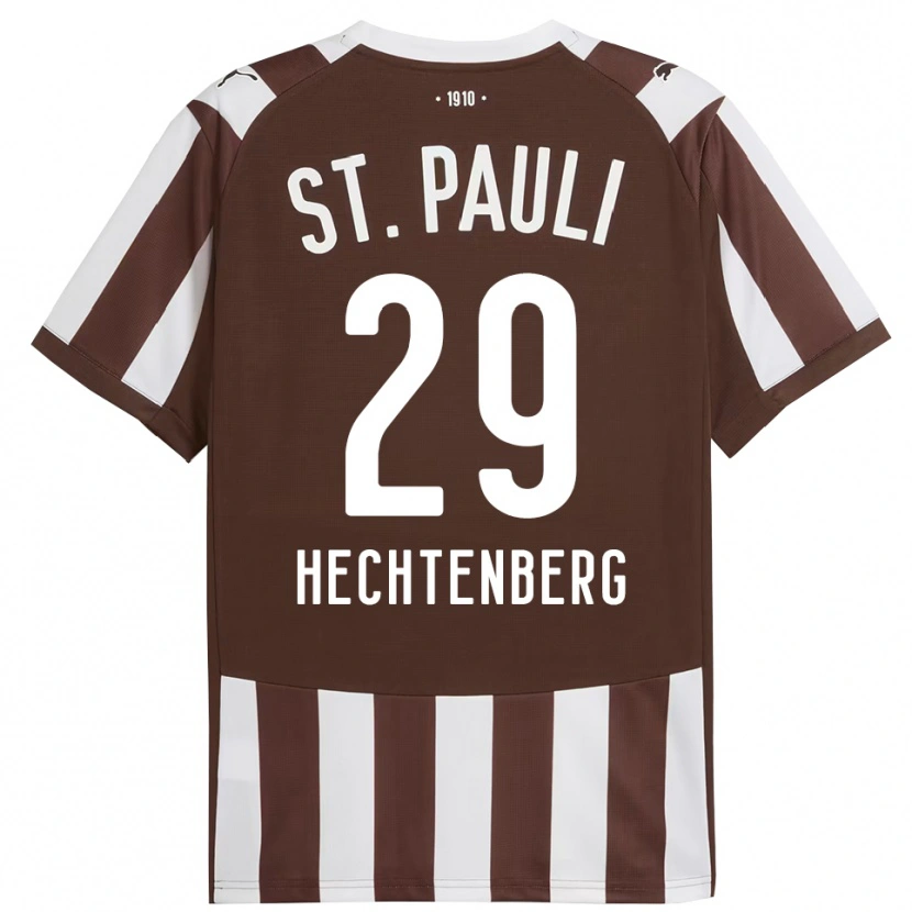 Danxen Hombre Camiseta Julia Hechtenberg #29 Café Blanco 1ª Equipación 2025/26 La Camisa