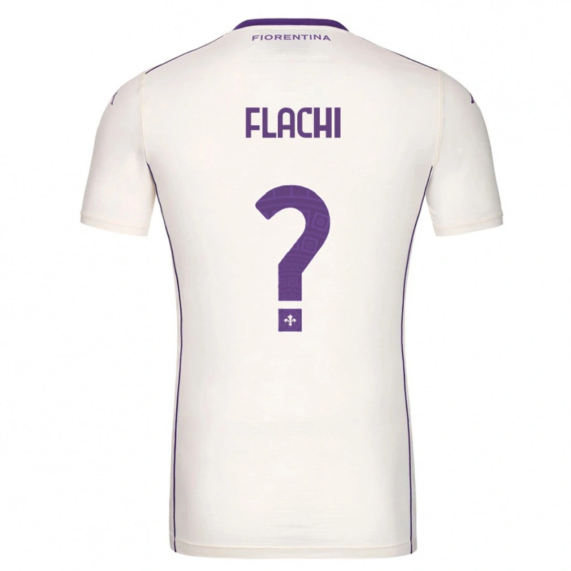 Danxen Hombre Camiseta Tommaso Flachi #0 Blanco Púrpura Rojo 2ª Equipación 2025/26 La Camisa