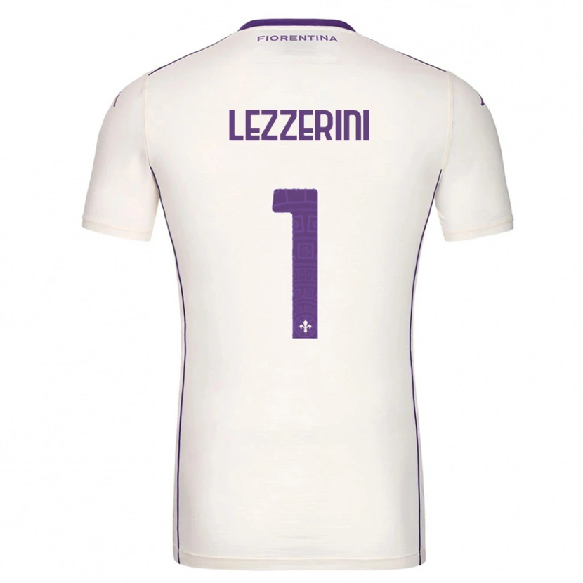 Danxen Hombre Camiseta Luca Lezzerini #1 Blanco Púrpura Rojo 2ª Equipación 2025/26 La Camisa