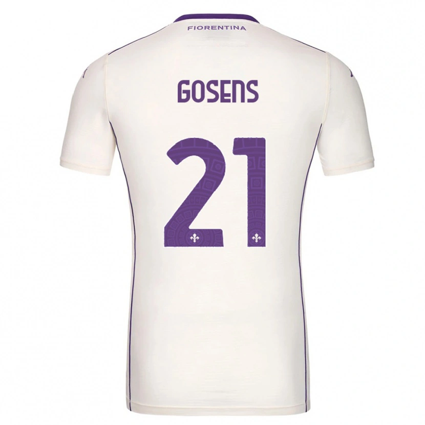 Danxen Hombre Camiseta Robin Gosens #21 Blanco Púrpura Rojo 2ª Equipación 2025/26 La Camisa