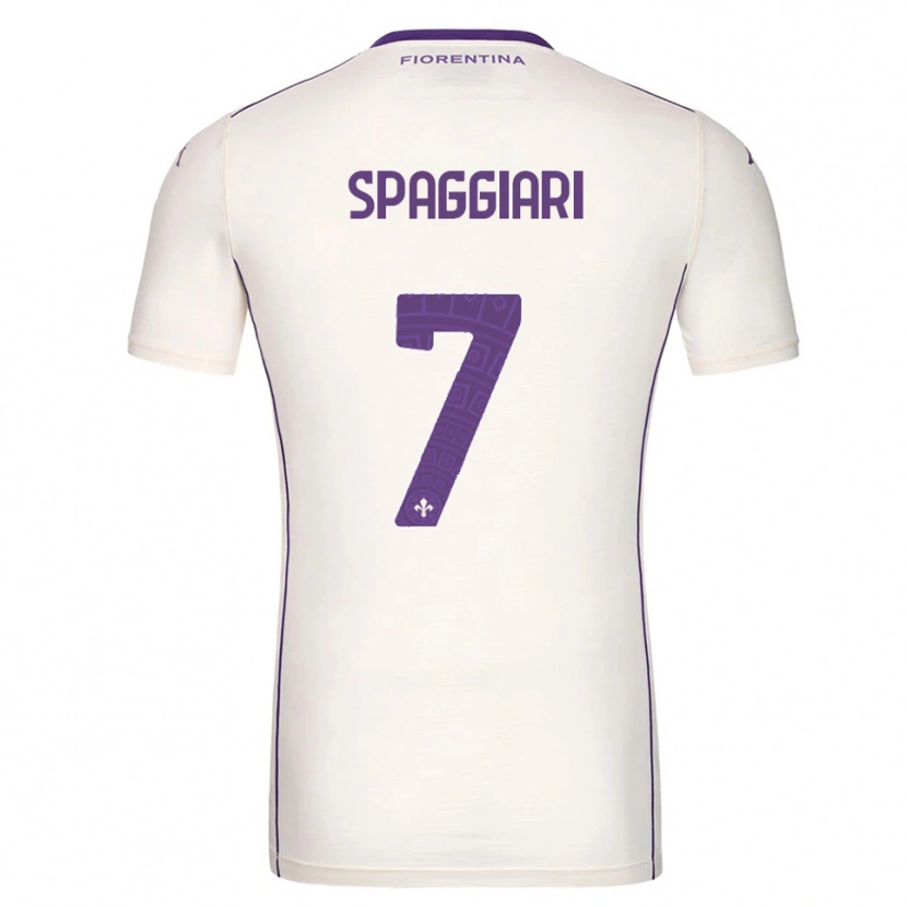 Danxen Hombre Camiseta Riccardo Spaggiari #7 Blanco Púrpura Rojo 2ª Equipación 2025/26 La Camisa