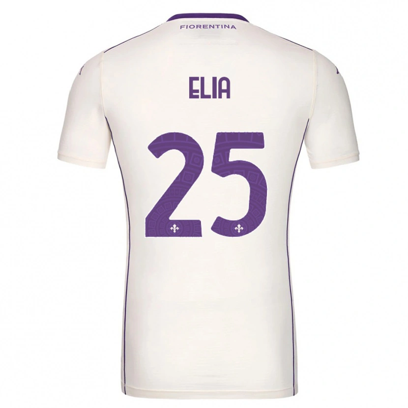 Danxen Hombre Camiseta Mirko Elia #25 Blanco Púrpura Rojo 2ª Equipación 2025/26 La Camisa