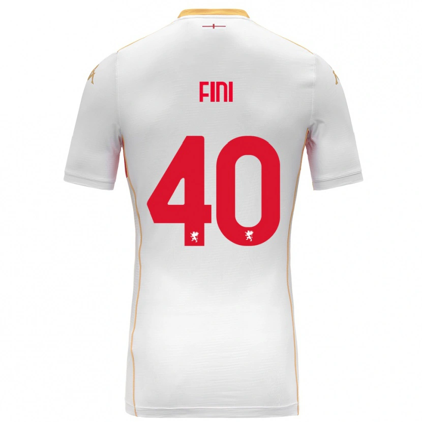 Danxen Hombre Camiseta Seydou Fini #40 Blanco Rojo 2ª Equipación 2025/26 La Camisa