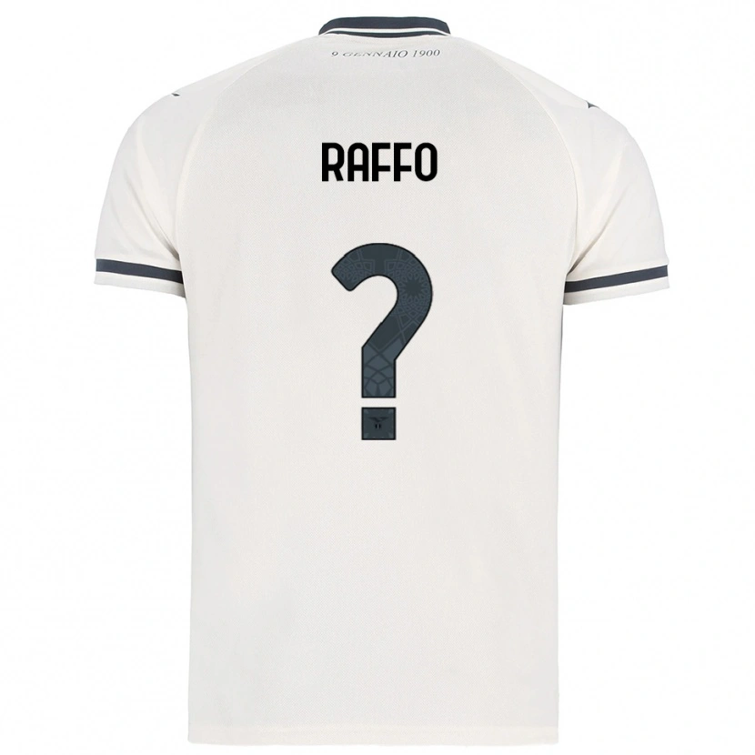 Danxen Hombre Camiseta Edoardo Raffo #0 Blanco Marino 2ª Equipación 2025/26 La Camisa