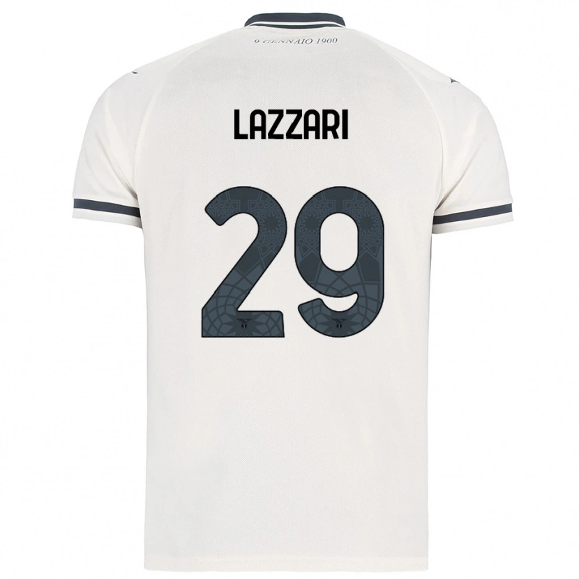 Danxen Hombre Camiseta Manuel Lazzari #29 Blanco Marino 2ª Equipación 2025/26 La Camisa