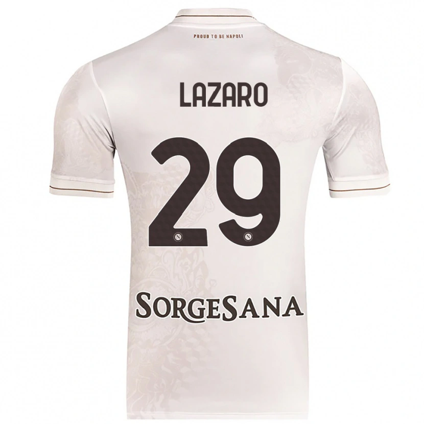 Danxen Hombre Camiseta Paloma Lázaro #29 Champán Marrón 2ª Equipación 2025/26 La Camisa