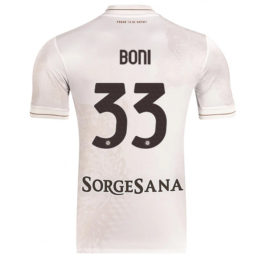 Danxen Hombre Camiseta Landry Boni #33 Champán Marrón 2ª Equipación 2025/26 La Camisa