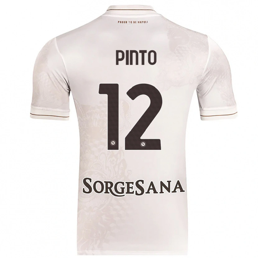 Danxen Hombre Camiseta Ciro Pinto #12 Champán Marrón 2ª Equipación 2025/26 La Camisa