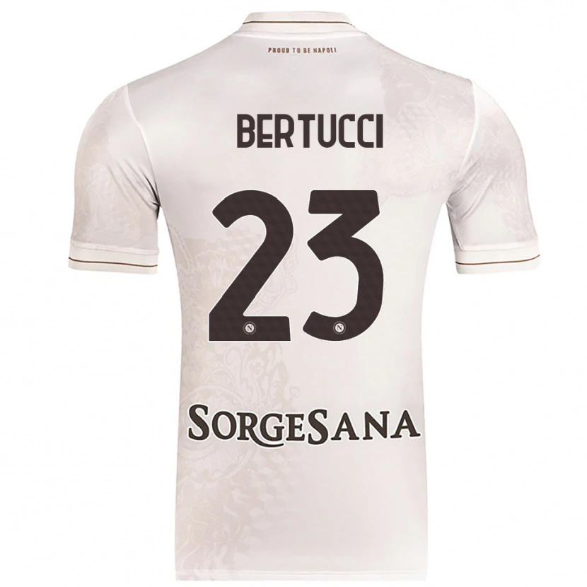 Danxen Hombre Camiseta Sofia Bertucci #23 Champán Marrón 2ª Equipación 2025/26 La Camisa