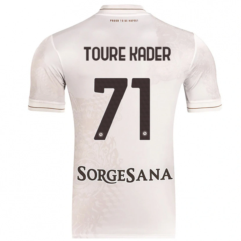 Danxen Hombre Camiseta Aziz Toure Kader #71 Champán Marrón 2ª Equipación 2025/26 La Camisa