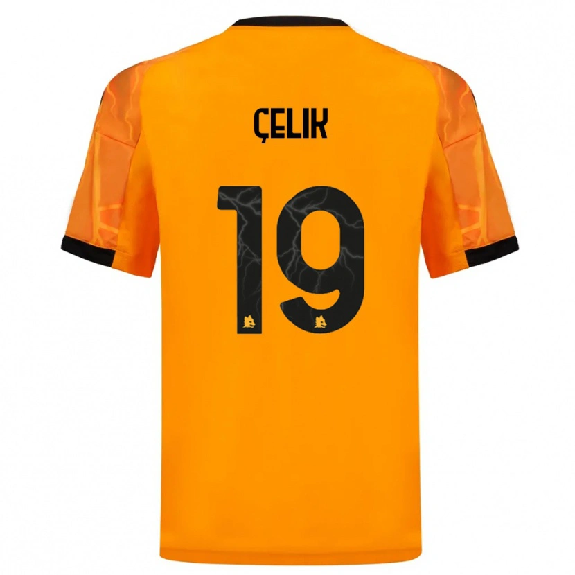 Danxen Hombre Camiseta Zeki Çelik #19 Naranja Negro 2ª Equipación 2025/26 La Camisa