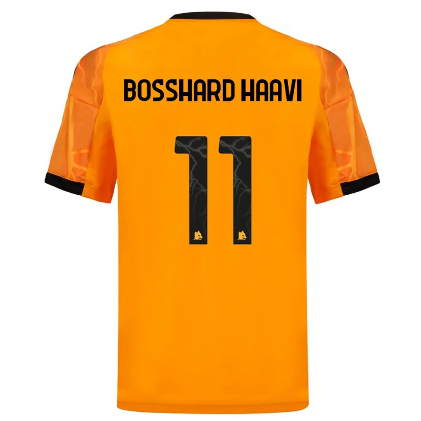 Danxen Hombre Camiseta Emilie Bosshard Haavi #11 Naranja Negro 2ª Equipación 2025/26 La Camisa