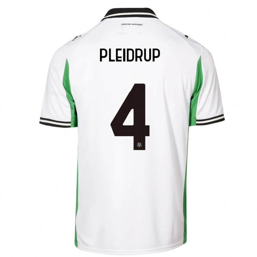Danxen Hombre Camiseta Caroline Pleidrup Gram #4 Blanco Verde Negro 2ª Equipación 2025/26 La Camisa